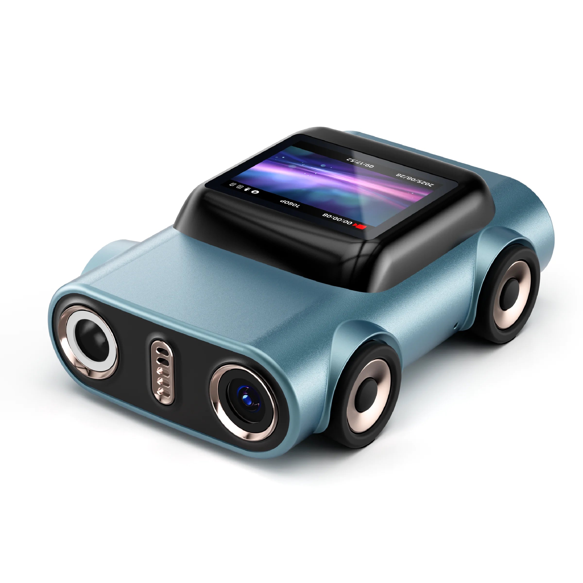Mini cámara con nuevo diseño de coche, grabadora de vídeo 2K HD, gran angular de 130 grados, flash incorporado, enfoque automático, cámara tipo llavero