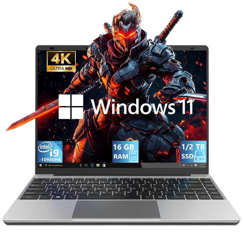 Nueva computadora portátil Potrable Intel Core i9 10980HK Windows 11 portátiles para juegos 16 GB RAM 10980P 1 TB 2 TB SSD PC portátil Gamer 4K