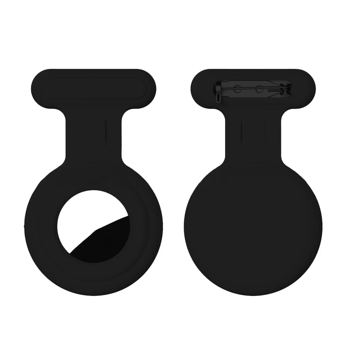 Silicone Air tag Holder Hidden Airtag Holder for Kids GPS Tracker with Brooch Pin, Airtags Clip Child/Elderly/Backpack/Luggage