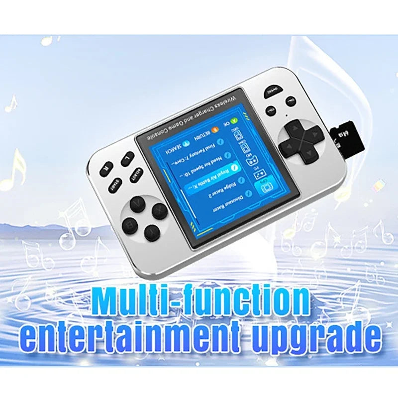 6000 in 1 Open Source Handheld Game Console forMagsafe 15W Fast Charging PowerBank Linux System 1:1 Inch IPS Screen Classic Gift