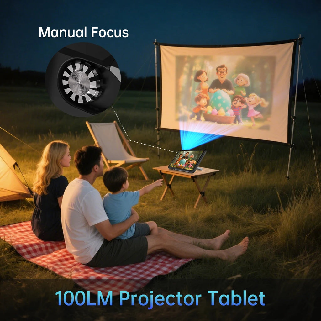Tablet rugerizada Unihertz 8849 TANK PAD E con proyector Android 21000 mAh 120 Hz Cámara de 50 MP 24 GB 512 GB 66 W Tablet teléfono de 10,95 pulgadas