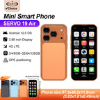 SERVO 19Air mini Android Smartphone 4G LTE 3.88" HD Display Dua SIM Card 2000mAh 6GB+128GB Small Mobile Phone GPS OTG Play Store