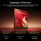 Global Version Xiaomi 17 Smartphone Snapdragon® 8 Elite Gen 5 Mobile Platform NFC 6.3" Xiaomi HyperOS 3 Up to 300Hz 6300mAh 50MP