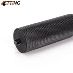 Estabilizador de cámara réflex digital DSLR con agarre de mano de mango de metal negro de 1/4'' para linterna LED. Tamaño del mango de metal: 7,5 x 2,5 x 2,5 cm