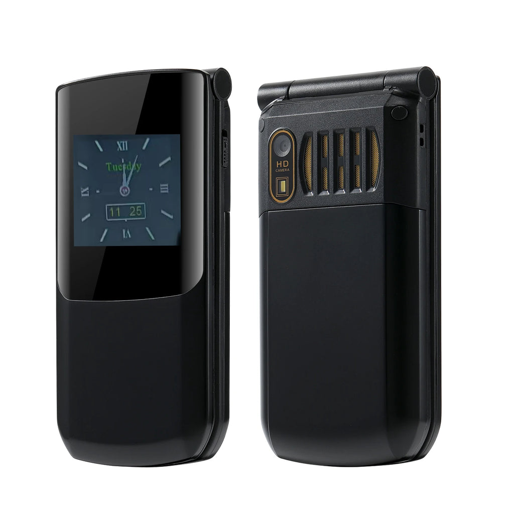 S7A 2G YEEMI Flip CellPhone 2.4inches MTK HD Screen GSM Dual SIM Card 1000mAh Mp3 Mp4 FM 8W Camera Type-C 2G Mobile Phone