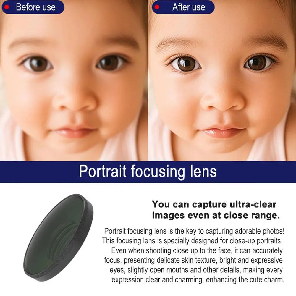10X Macro Lens Set For Insta360 GO Ultra, Portrait Focusing Lens Ultra Protective Mirror Action Camera Accessories For Inst R6F5