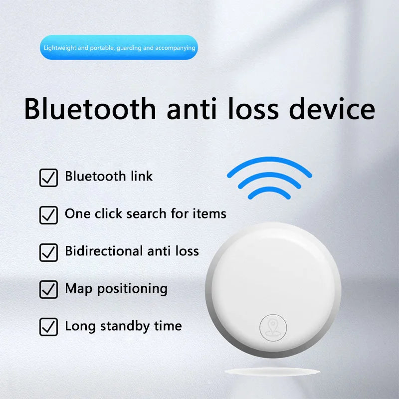 Lenovo Mini GPS Tracker Smart Anti-Lost Reminder For Car Pets Kids Bag Air Tag Bluetooth Finder Tracking Locator For IOS Android