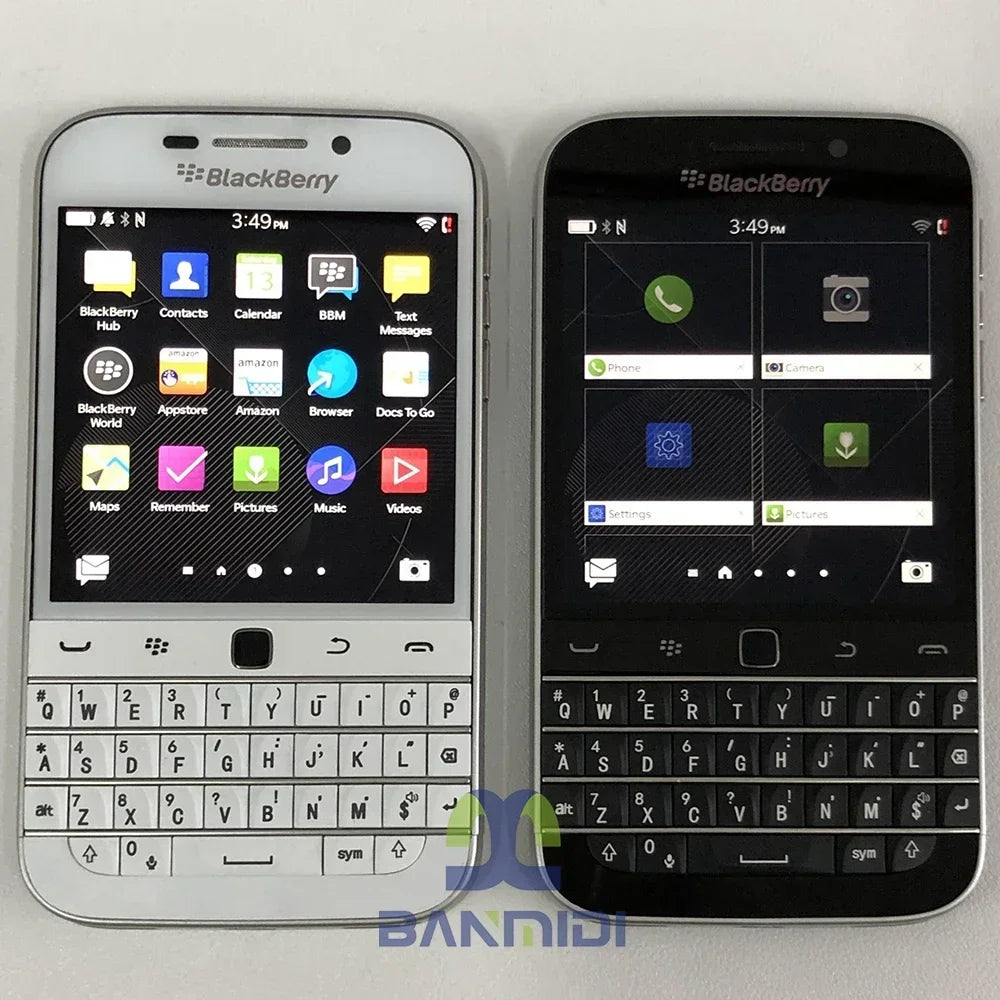 Original BlackBerry Classic Q20 4G Mobile Cell Phone 3.5" 2GB RAM 16G ROM 8MP+2MP Camera WiFi BlackBerryOS Cellphone Unlocked
