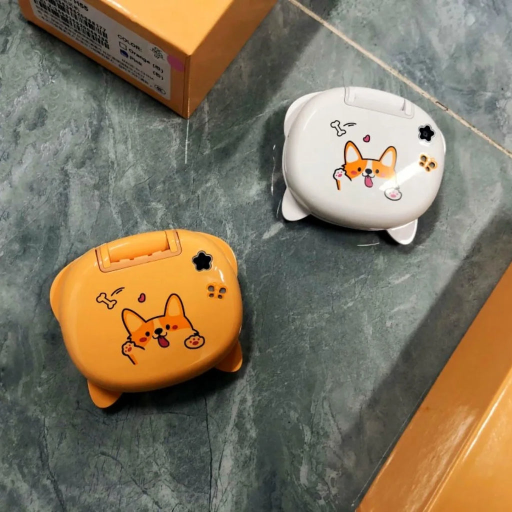 2023 New Cute Mini Koki Mobile Phone Flip Cartoon Kids Children Dual Sim 2G GSM Keyboard Botton MP3 Player Unlocked Cellphone