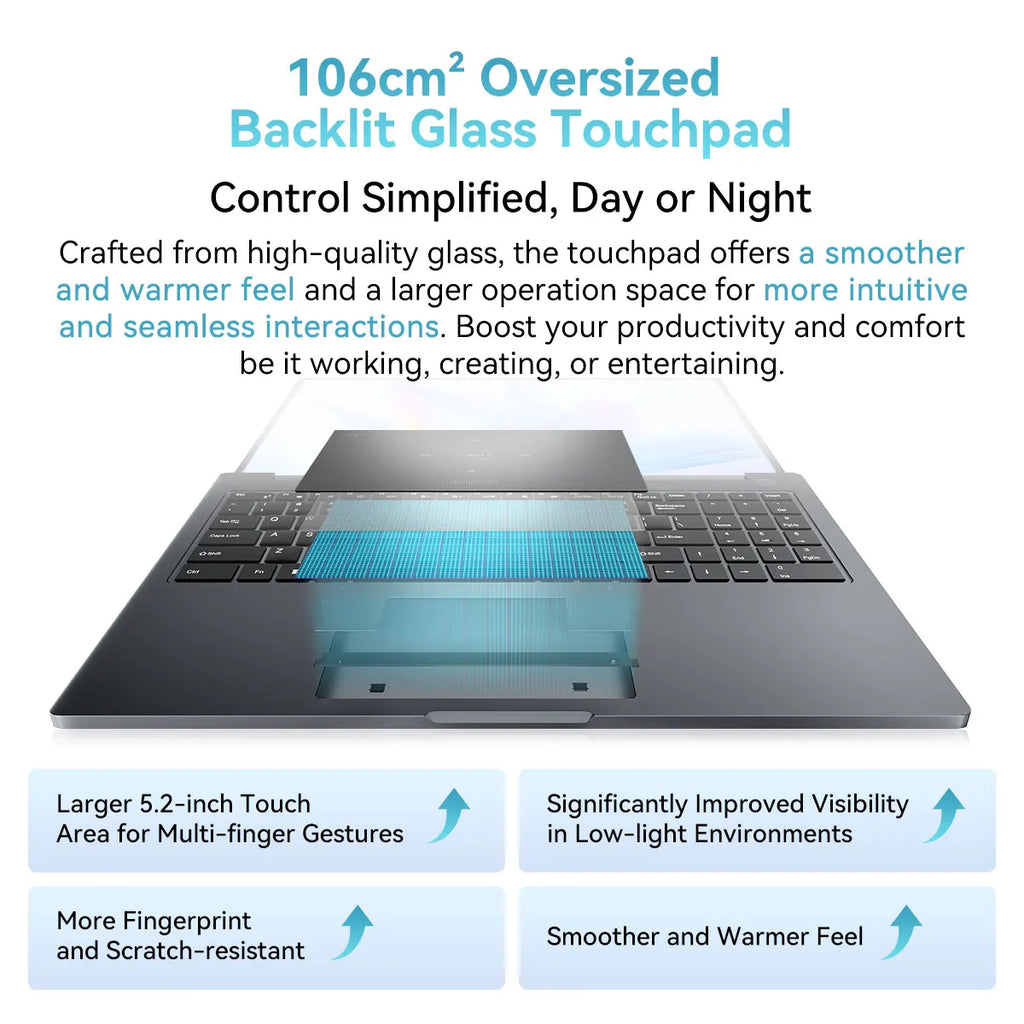 Blackview Acebook 12 Win 11 Pro Laptop 16'' 1920*1200 Display, Intel I5-1030NG7 Notebook, 16GB 512GB, 5000mAh