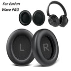 Almohadillas de repuesto para auriculares EarFun Wave Pro ANC, almohadillas con orejeras de cuero proteico suave, almohada para auriculares