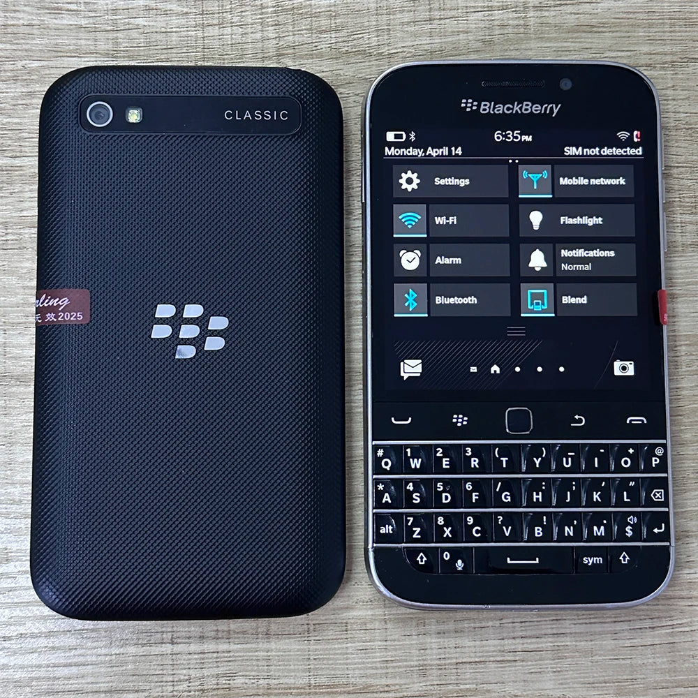 Original BlackBerry Classic Q20 QWERTY Keyboard Mobile Cell Phone 3.5" ROM 16G Unlocked 4G LTE Cellphone 80%-90%New