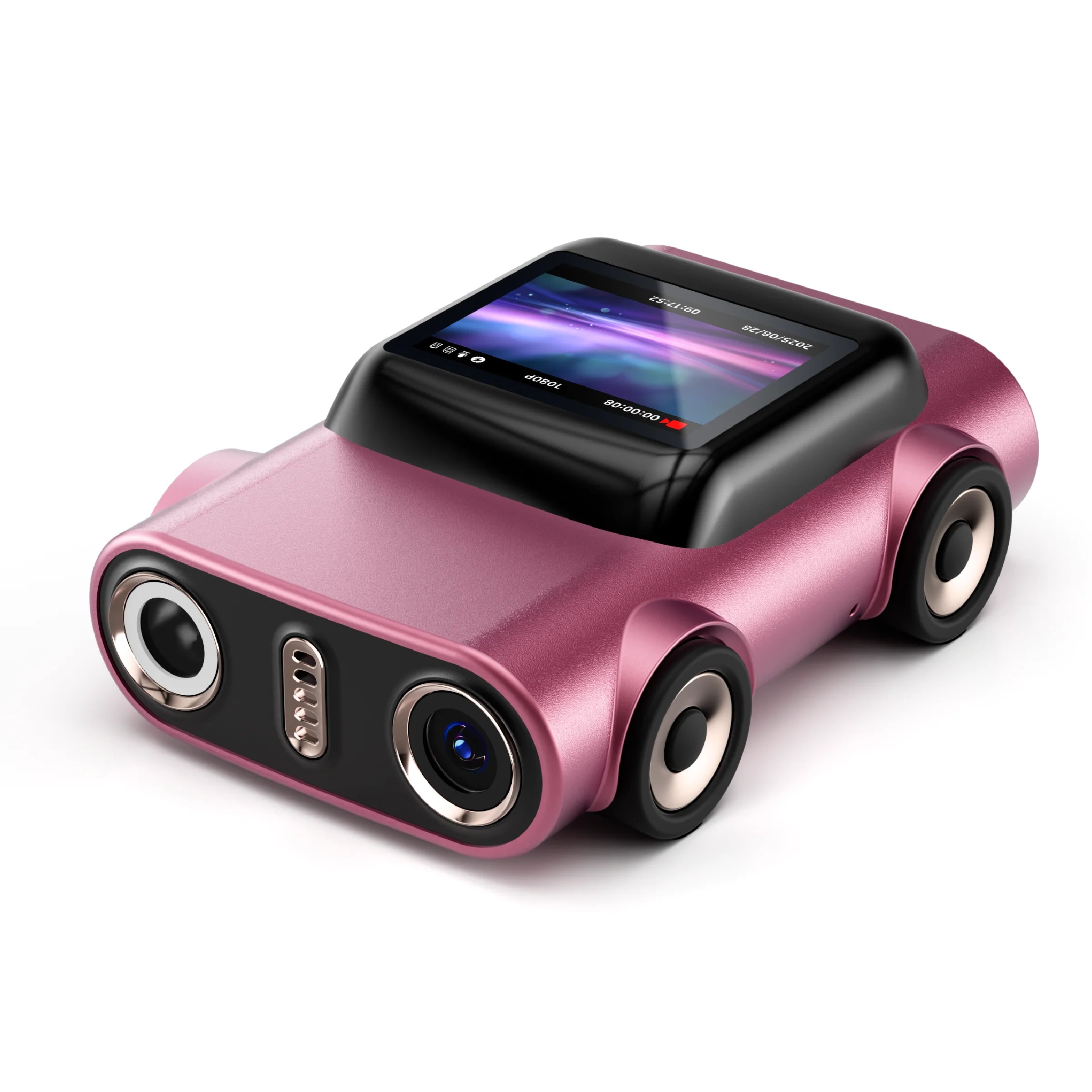 Mini cámara con nuevo diseño de coche, grabadora de vídeo 2K HD, gran angular de 130 grados, flash incorporado, enfoque automático, cámara tipo llavero