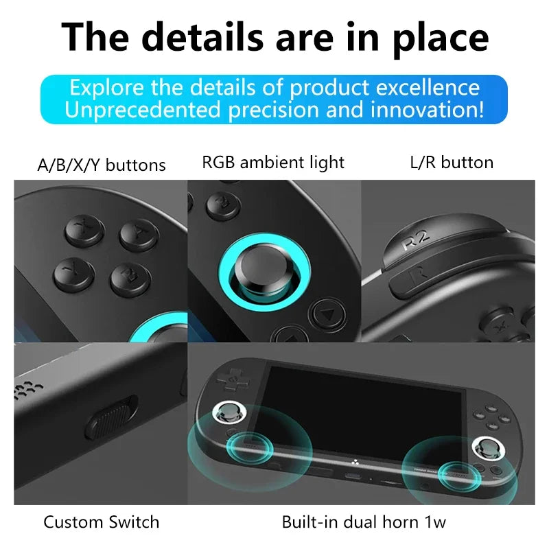 S TRIMUI Smart Pro open source handheld game console retro arcade HD 4.96 inch ips screen game console Linux system battery life