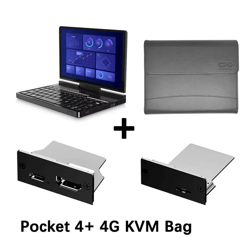 ¡Nueva versión 2025! GPD Pocket 4 de 8,8 pulgadas con AMD AI 9 HX 370, 64 GB de RAM, 2 TB NVMe, resolución 2.5K y tasa de refresco de 144 Hz, Mini Portátil para Gaming