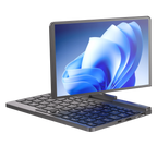 YSJMNPC 12th Gen Mini Laptop Intel N95 Quad Core 8 Inch Screen LPDDR5 12GB 4800MHz M.2 1TB Windows11Pro AX WiFi6 BT5.2 RJ45 LAN