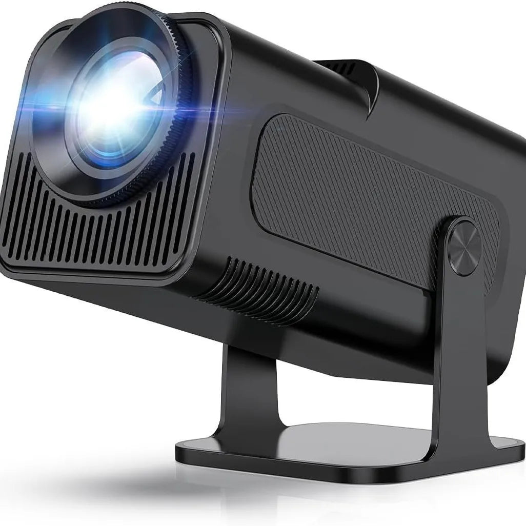 HY320Mini 4K Smart Video Projector,720P HD, 200ANSI Brightness,for Android 11.0,180° Rotatable for Home Theater and Outdoor Use