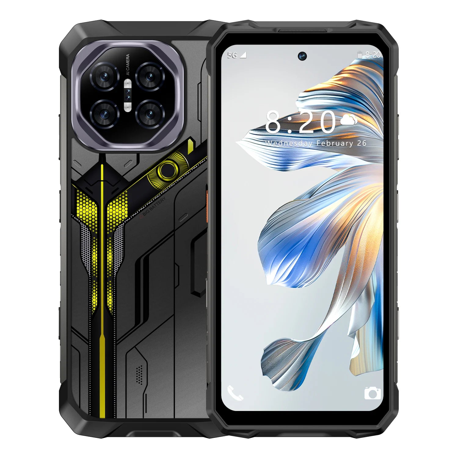 [World First] IVMI S26 Rugged Phone 10000mAh 24GB+512GB RAM 7.2" HD+Screen Android 15 108MP Main Camera Durable NFC Smartphone