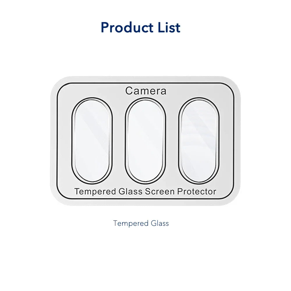 Estuche Transparente Para Accesorios De Meta Quest 3, Cubierta Protectora Para Auriculares VR, Protector De Lente De Cámara, Cristal Templado Para Quest3