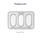 Estuche Transparente Para Accesorios De Meta Quest 3, Cubierta Protectora Para Auriculares VR, Protector De Lente De Cámara, Cristal Templado Para Quest3