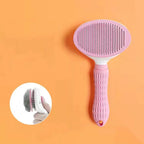 Cepillo de pelo para perros y gatos, cepillo para el cuidado y el cuidado de gatos, peine de acero inoxidable para limpieza de