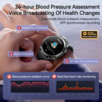 2026 New AI diagnosis Air Pump Smart Watches Accurate Measure Blood Pressure Uric Acid ECG Call NFC Health Airbag Smartwatch Men