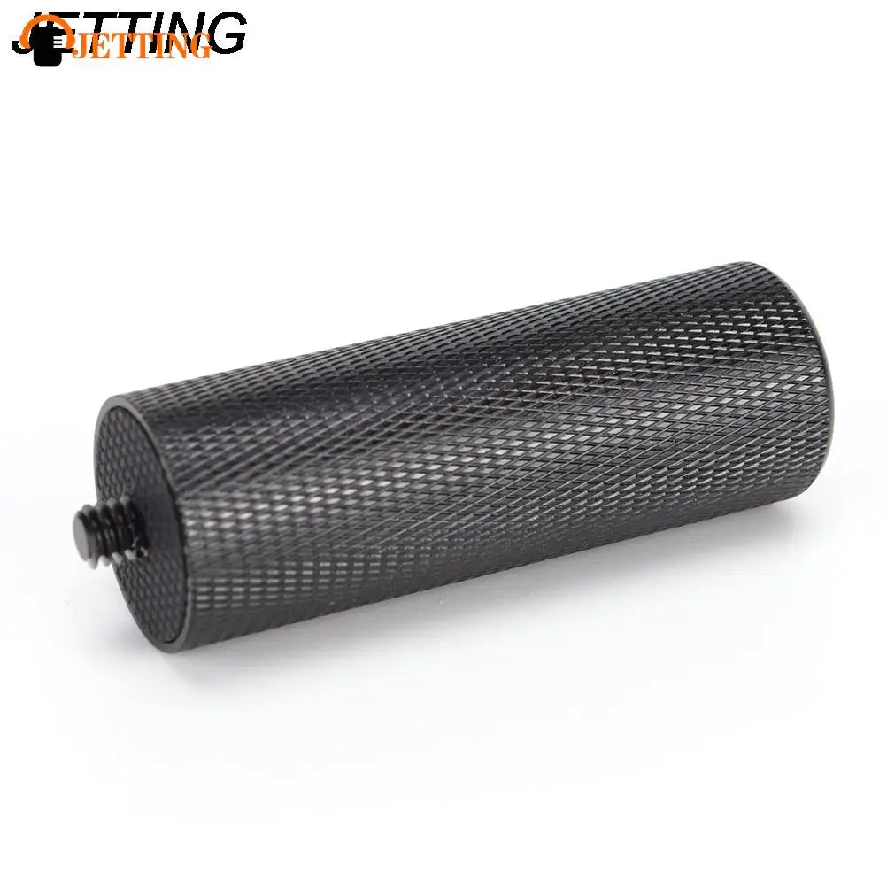 Black 1/4'' Metal Handle Hand Grip Camera SLR DSLR Stabilizer For LED Flashlite Metal Handle Size: 7.5 x 2.5 x 2.5cm