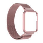 Milanese Magnetic correa Mi Watch Lite 2 metal Magnetic Loop correa For Redmi watch 2  Wristband Bracelet+Case cover