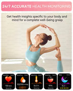 2025 New NFC Smart Watch Women AMOLED HD Screen IP68 Waterproof Blood Oxygen Heart Rate BT Call Smartwatch Watch
