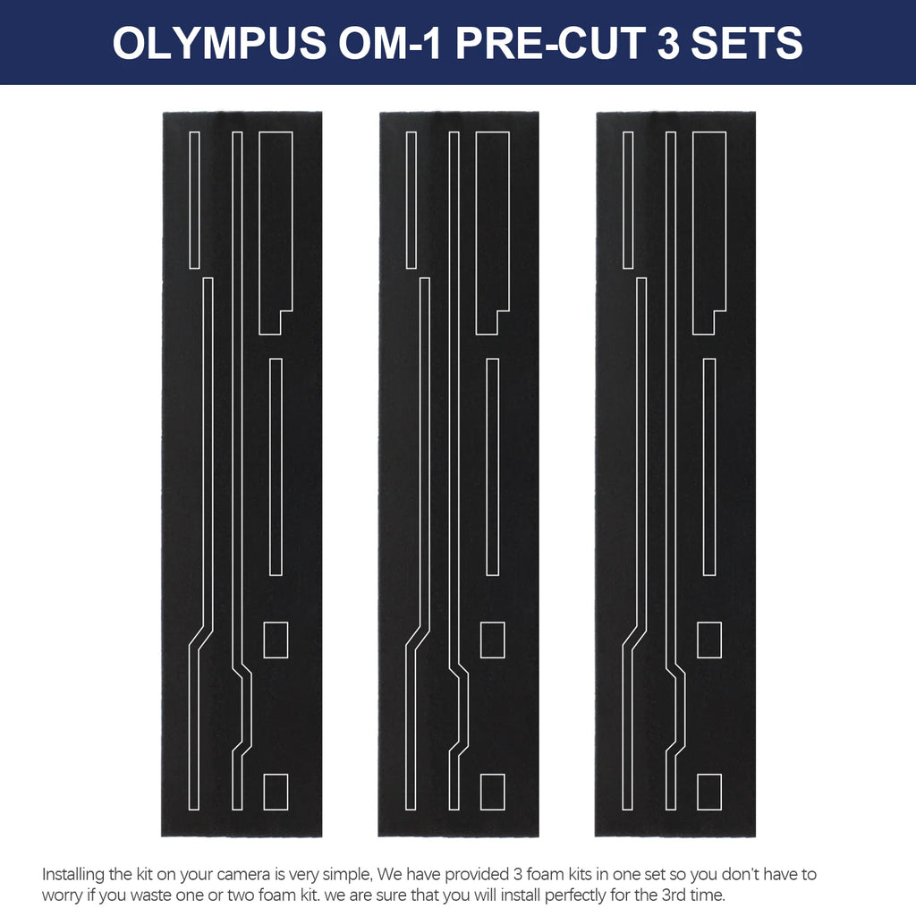 eTone Self Adhesive Light Proof Seal Foam Sponge Custom Repair Kits for Olympus OM-1 OM-2 OM-3 OM-4 Camera Accessories