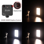 VIJIM VL81 LED Video Light 3200-5600K Camera Light 850LM 6.5W With Cold Shoe Mini Vlog Fill Light 3000mAh Panel Lamp Photography