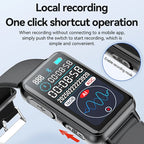 Smart Recording Watch AI Recorder Intelligent Real-time Transcription Translation Conversation Recording Bracelet APP Control