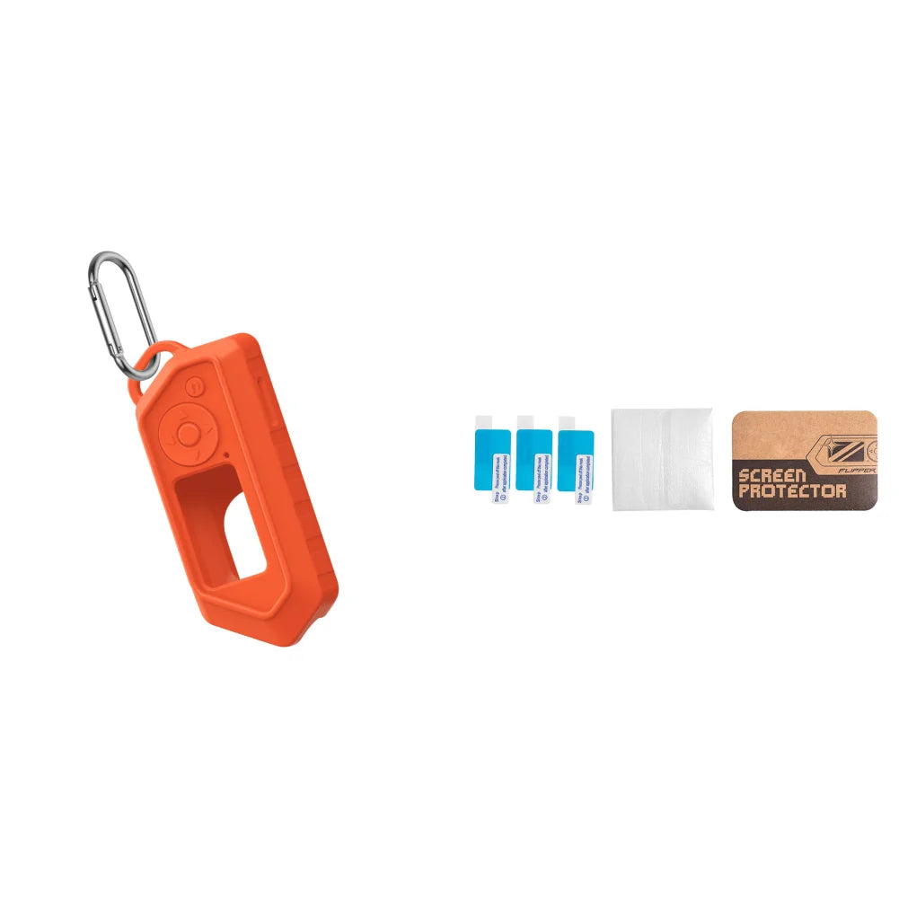 Silicone Protective Cover for Flipper Zero Protective Case with Hanging Buckle Anti Scratch Screen For Flipper Zero Cover