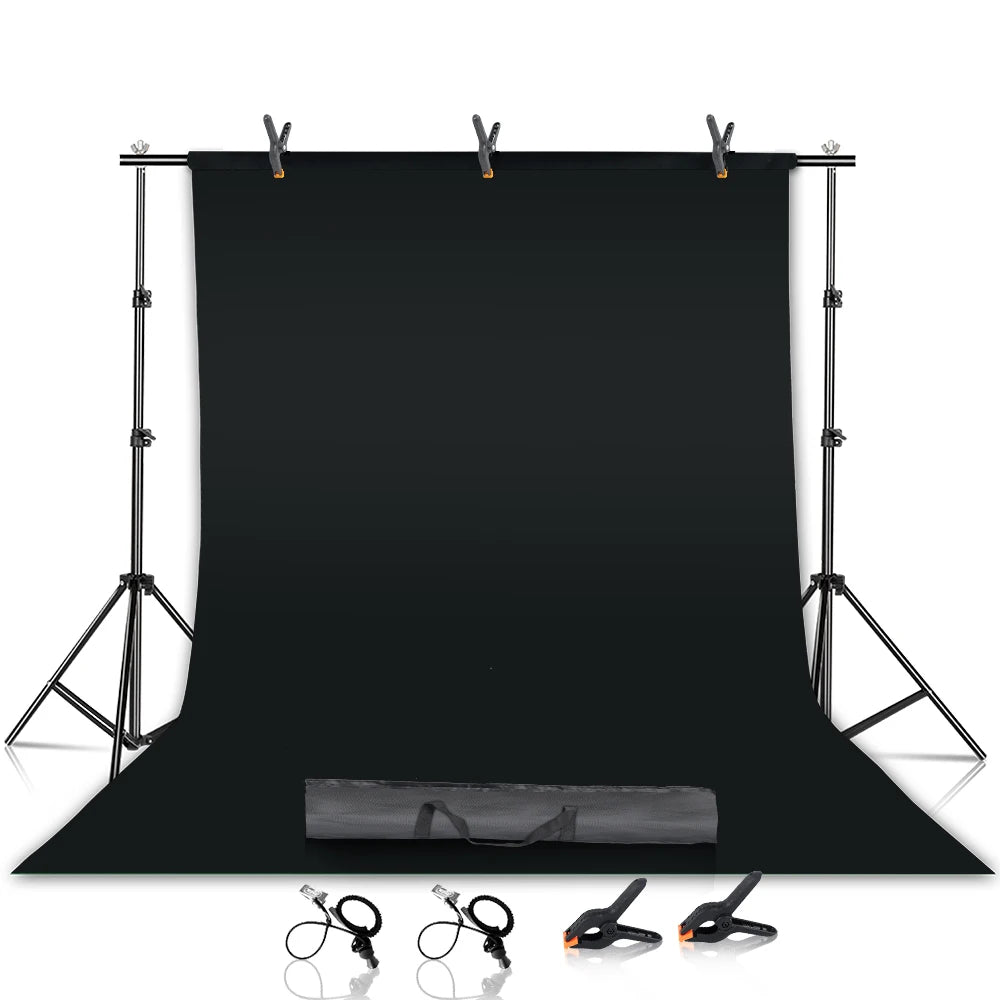 Background Stand Kit Support Frame System Backdrops  Adjustable Stand for Photography Photo Studio Chromakey Green Screen Frame