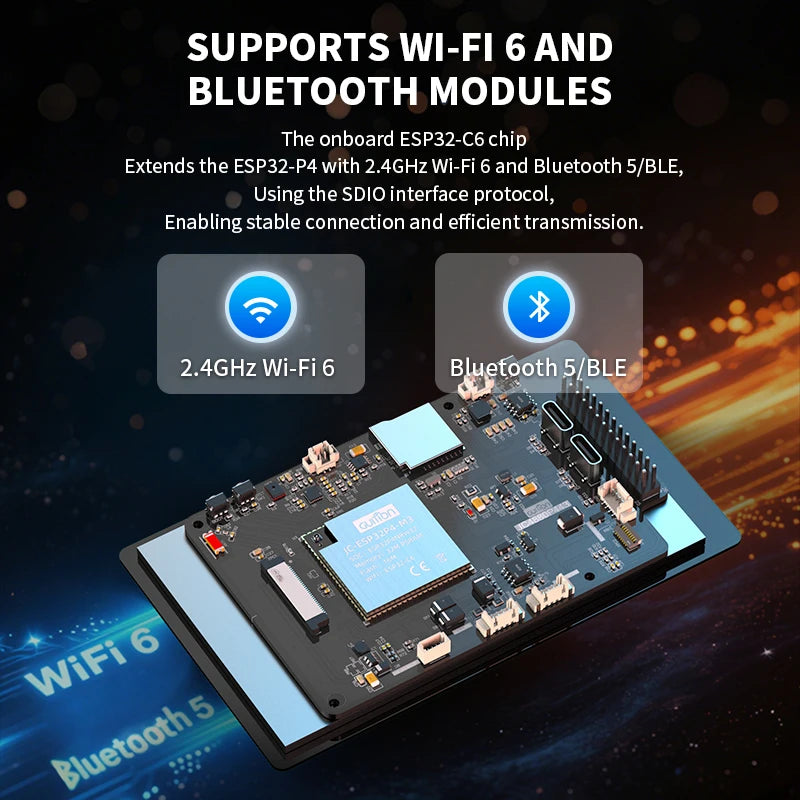 4.3-inch 480x800 IPS Capacitive Touchscreen ESP32P4 ESP32-C6 Development Board WIFI+BLE ESP32 Module for Arduino Smart Home IoT