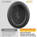 Almohadillas de repuesto para auriculares EarFun Wave Pro ANC, almohadillas con orejeras de cuero proteico suave, almohada para auriculares