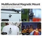 Marco horizontal magnético para Insta 360 GO 3 GO 3S Adaptador vertical Protector Borde fijo Soporte Accesorios de montaje