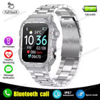 Militar Reloj Inteligente para Hombre, GPS, Linterna, Llamadas Bluetooth, Pantalla AMOLED de 2.01", 5 ATM Sumergible, Reloj Deportivo Inteligente