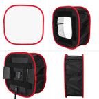 Collapsible Photography  LED Video Light Diffusion Diffuser Softbox Kit Accessory Video Light Softbox Studio Light Softbox