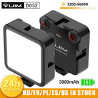 VIJIM VL81 LED Video Light 3200-5600K Camera Light 850LM 6.5W With Cold Shoe Mini Vlog Fill Light 3000mAh Panel Lamp Photography