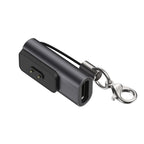 Type-C Charging Adapter USB C Mini Power Connector Protable Converter Plug For Xiaomi Smart Band 10 9 8 With Keychain