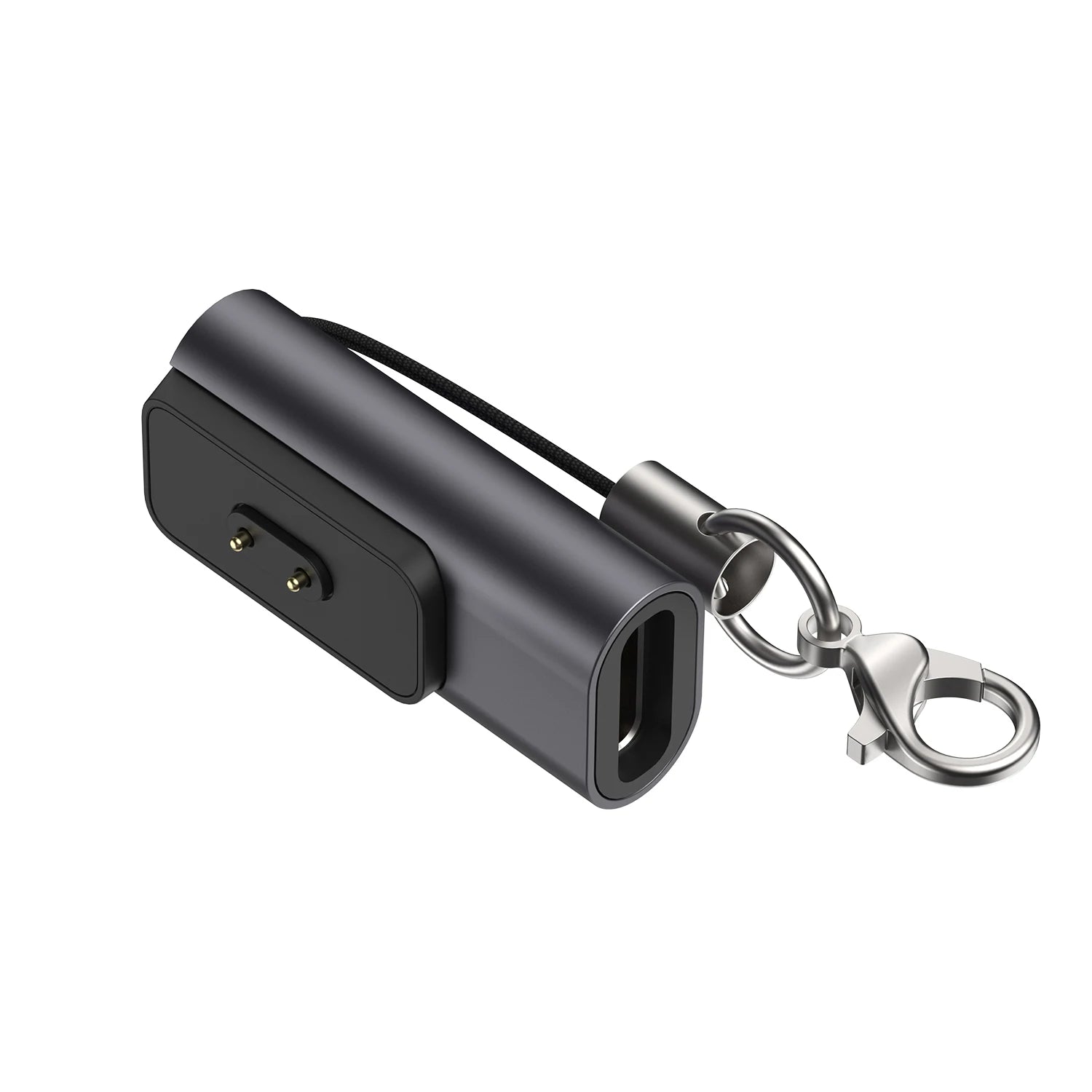 Type-C Charging Adapter USB C Mini Power Connector Protable Converter Plug For Xiaomi Smart Band 10 9 8 With Keychain