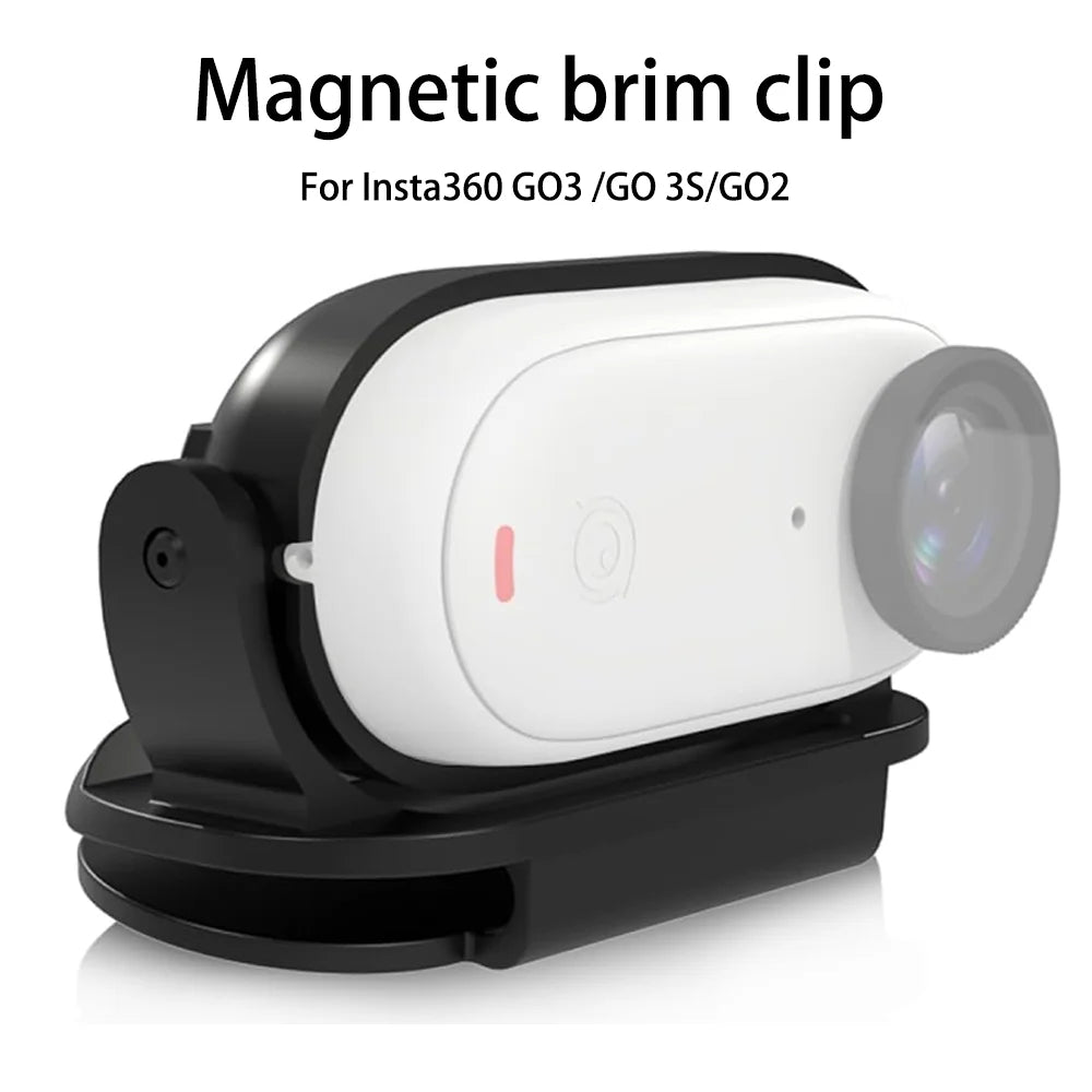 For Insta360 GO3 /GO 3S/GO2 Easy Clip Hat Clip Quick Release Clamp Magnetic Frame Fixed Mount Bracket Thumb Camera Accessories