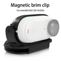 For Insta360 GO3 /GO 3S/GO2 Easy Clip Hat Clip Quick Release Clamp Magnetic Frame Fixed Mount Bracket Thumb Camera Accessories