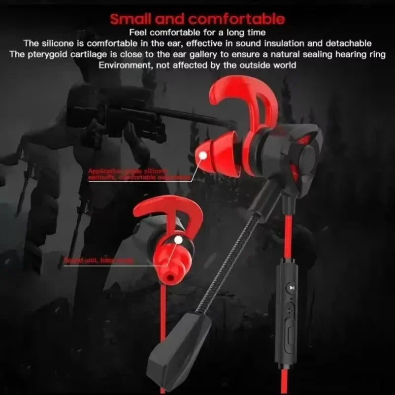 Headset Gamer Headphones Wired Earphone Gaming Earbuds With Mic For Pubg PS4 CSGO Casque Phone Laptop Tablet Universal Game