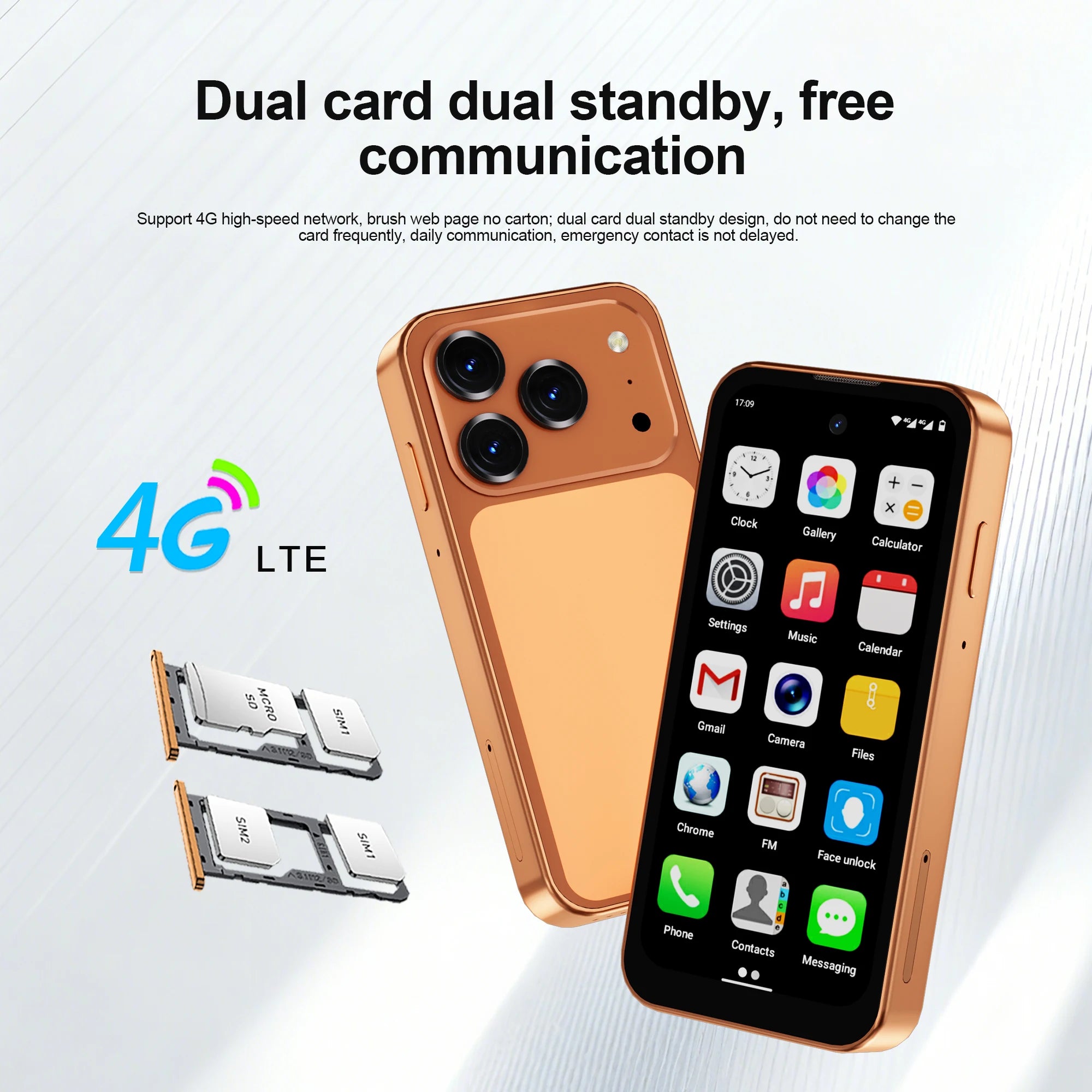 SERVO 19Air mini Android Smartphone 4G LTE 3.88" HD Display Dua SIM Card 2000mAh 6GB+128GB Small Mobile Phone GPS OTG Play Store