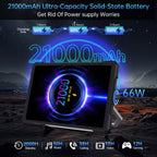 Tablet rugerizada Unihertz 8849 TANK PAD E con proyector Android 21000 mAh 120 Hz Cámara de 50 MP 24 GB 512 GB 66 W Tablet teléfono de 10,95 pulgadas