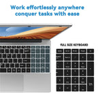 LENO NEW 15.6" Portable Laptop Intel 6500Y 32GB RAM 2TB SSD 5000mAh Office Windows11 Notebook PC Gamer with Backlit Fingerprint