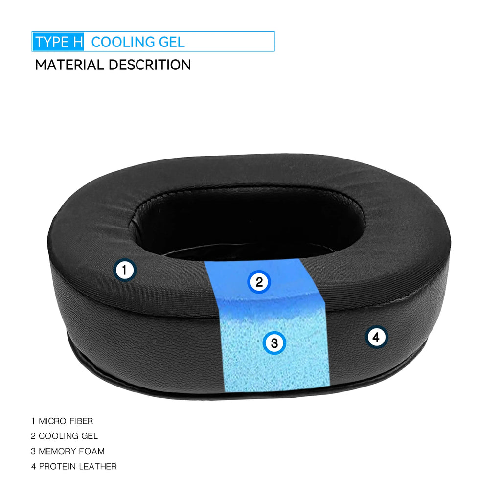 Almohadillas de repuesto TOURFOUR para auriculares Steelseries Arctis Nova Pro Wire, Nova 7, Nova 3, Nova 1 y diadema con cojín para las orejas