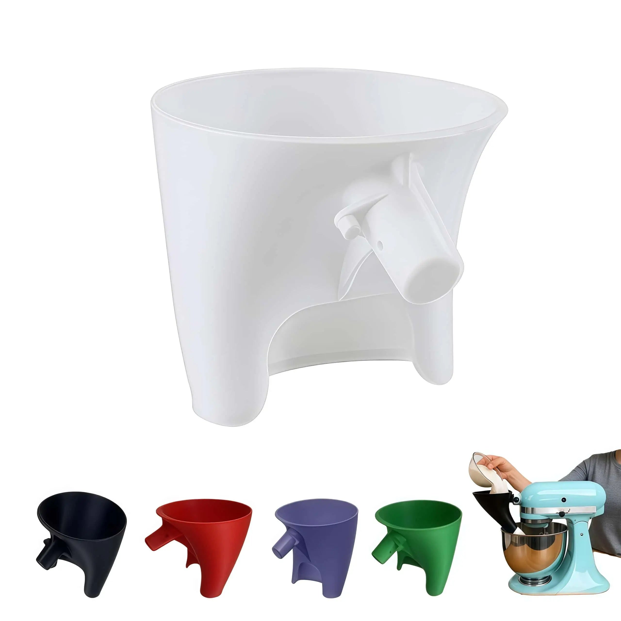 Kitchen Aid Artisan KSM150 5-Qt Tilt-Head Stand Mixer With Easy-Pour Funnel Attachment-For Both Flour And Egg Liquid